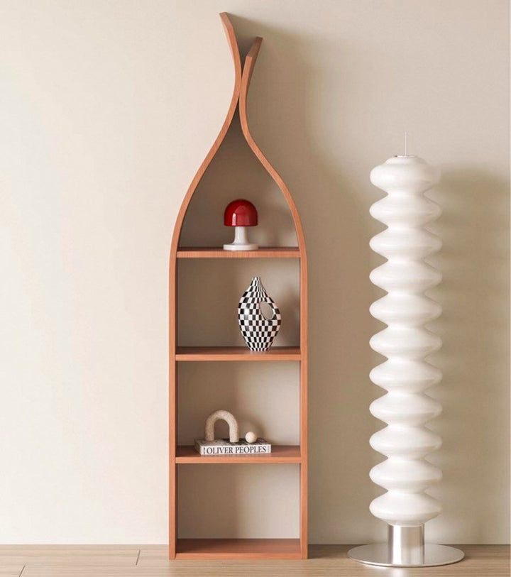AFERIME Modern Solid Wood Bookshelf