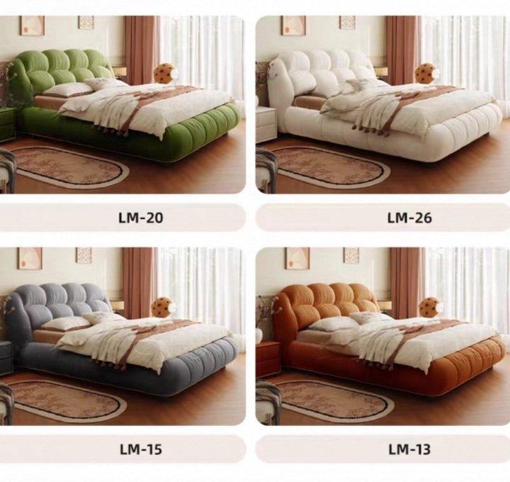 POUFFY Modern Storage Bedframe