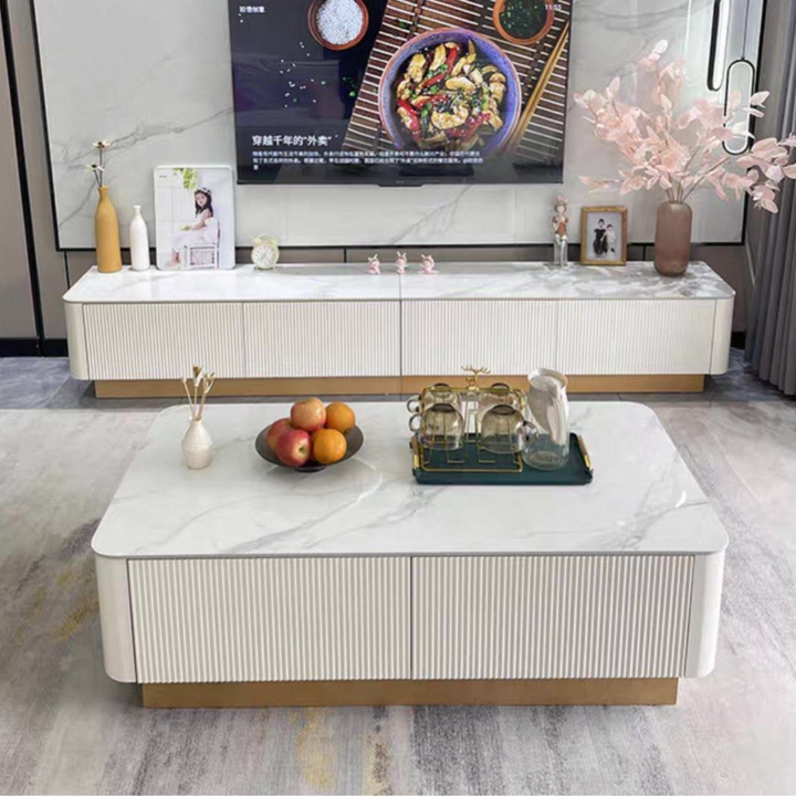 JEIA Modern Sintered Stone TV Console