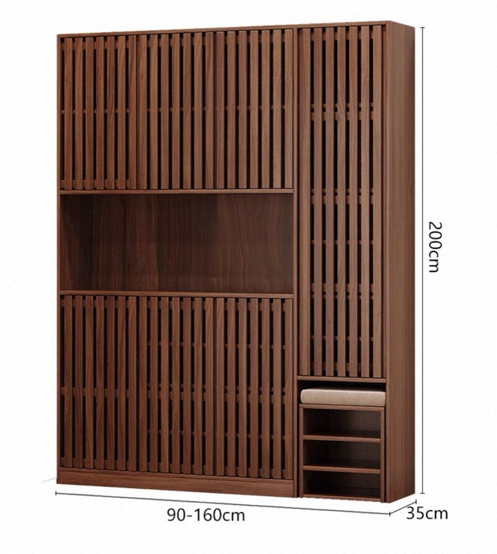 ADIA Modern Solid Wood Storage Shoe Cabinet