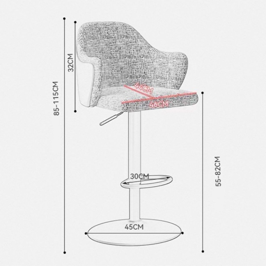 MOIEL Modern Bar Stool