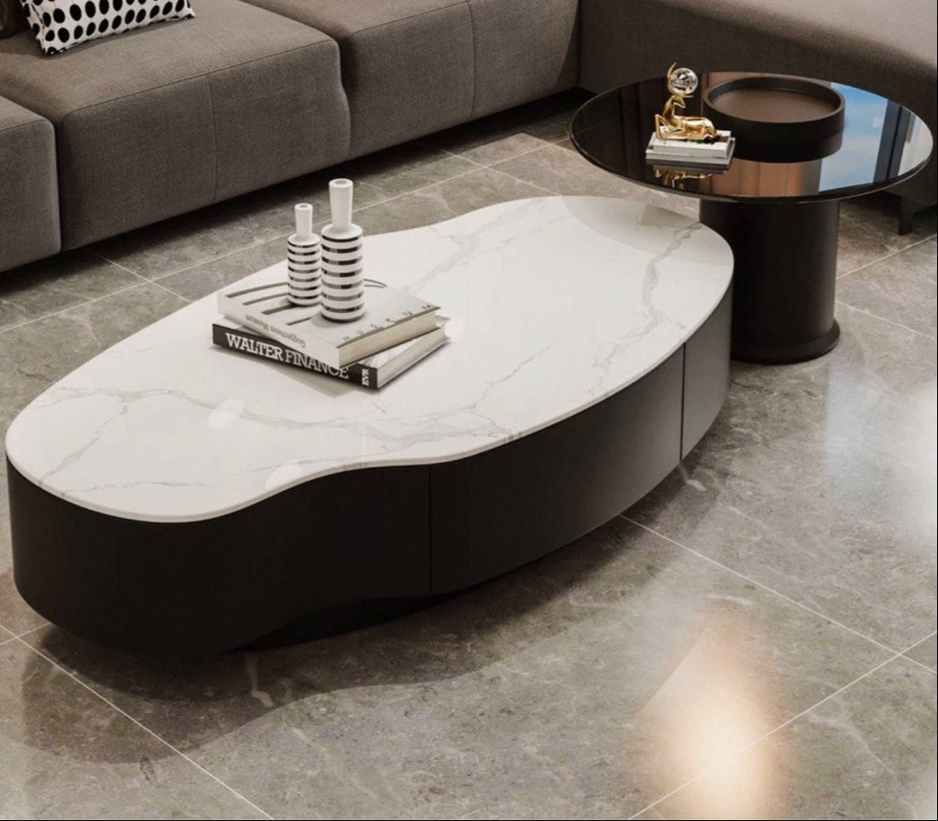 ABEIS Modern Sintered Stone Coffee Table