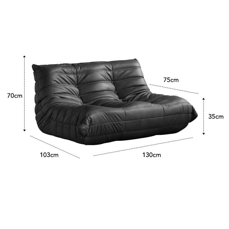 SAVARO Designer Leather Sofa