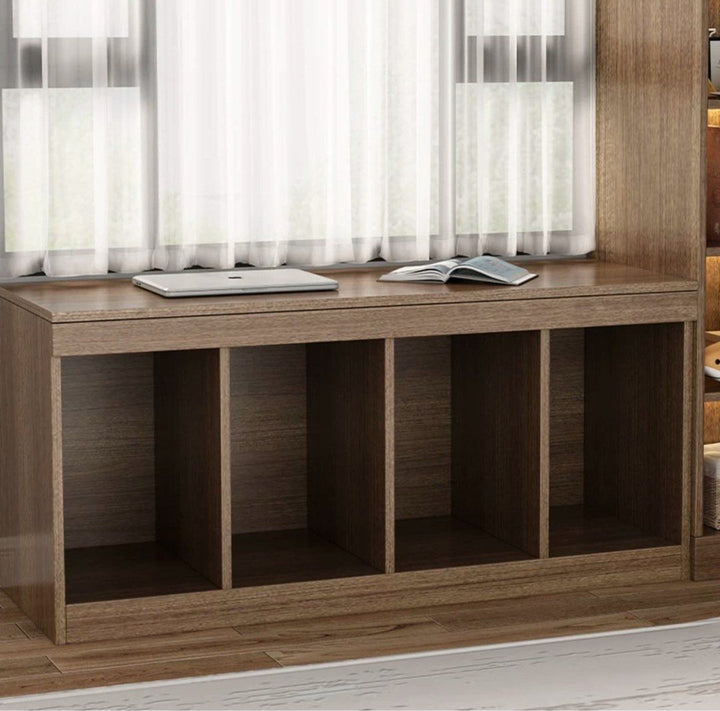 BARZINI Modern Pull-Out Study Table Cabinet