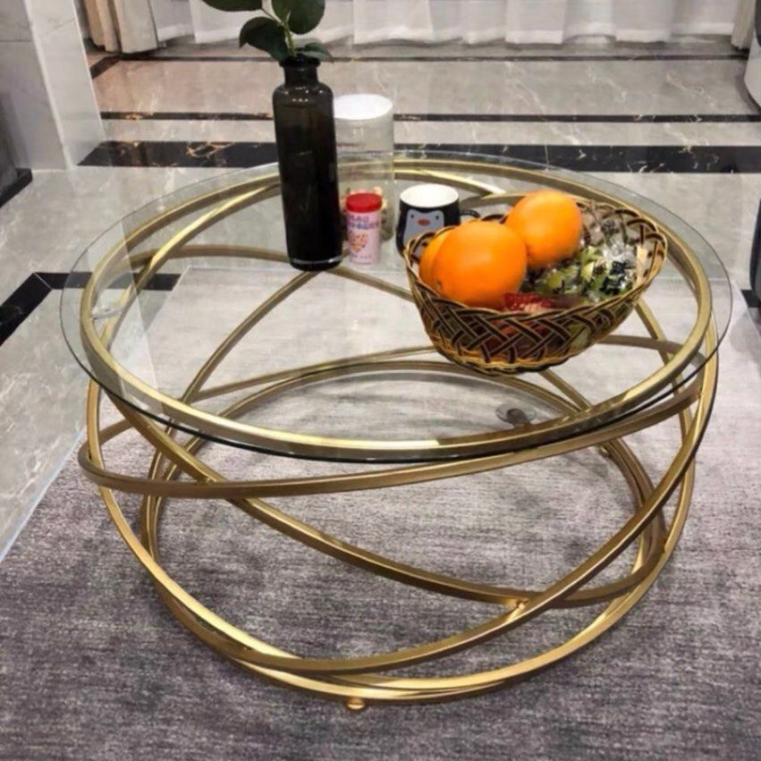 PUGH Modern Glass Coffee Table