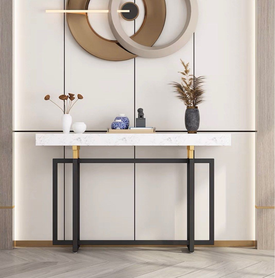 SHILOH Modern Marble Console Table