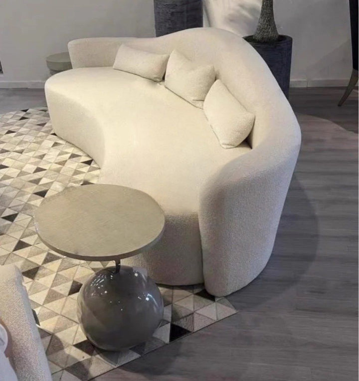OLEANDER Performance Boucle Curve Sofa