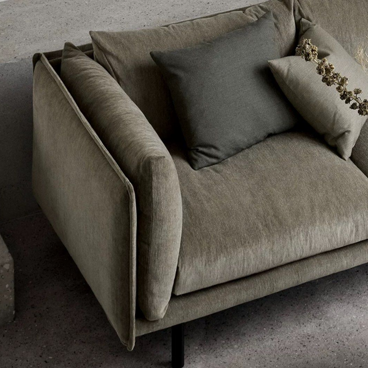 MERESSA Modern Fabric Sofa