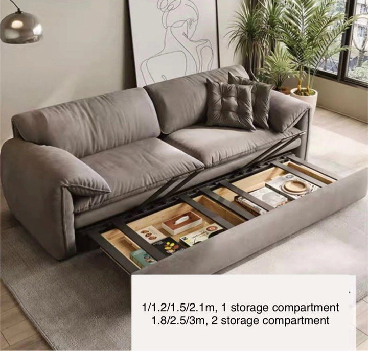 SEJJEN Scratch Resistant Storage Sofa Bed