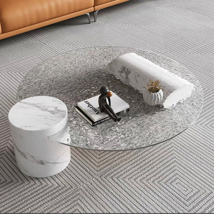 TATUM Modern Glass Coffee Table