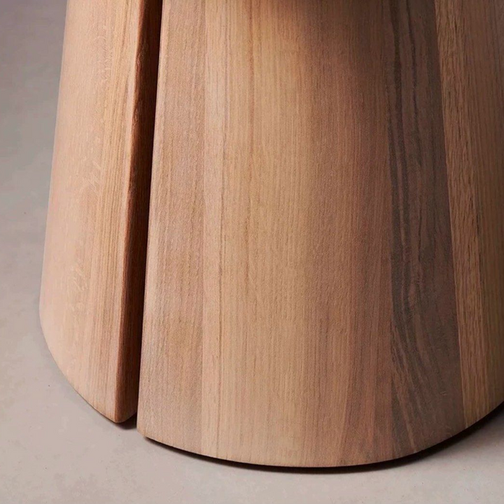 ALAE Modern Solid Wood Boucle Bar Stool