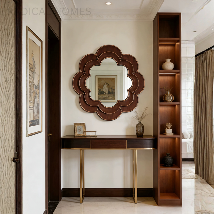 FLORENTI Classic Floral Wall Mirror - Radical Homes Singapore