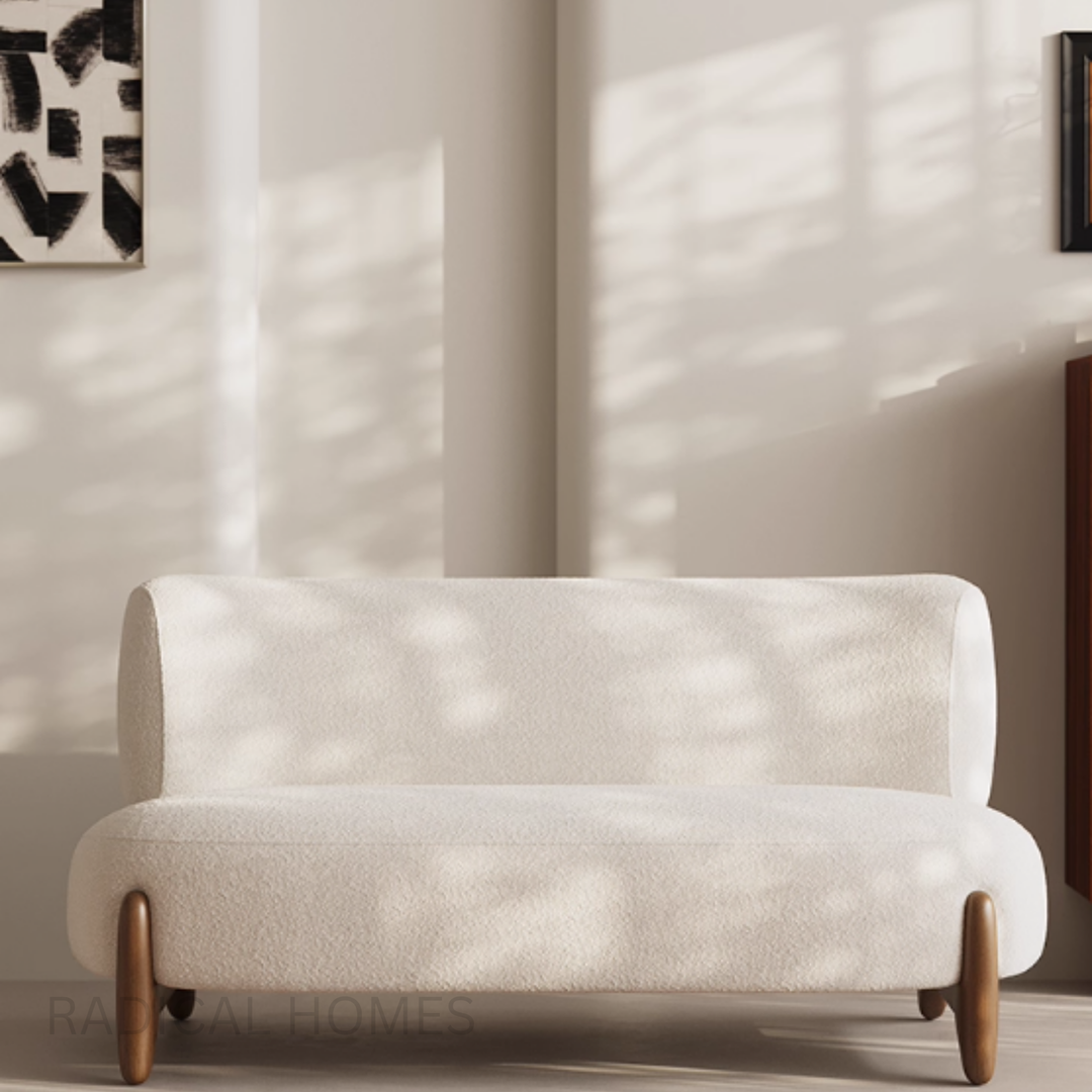 MORANDI Japandi Boucle Fabric Sofa