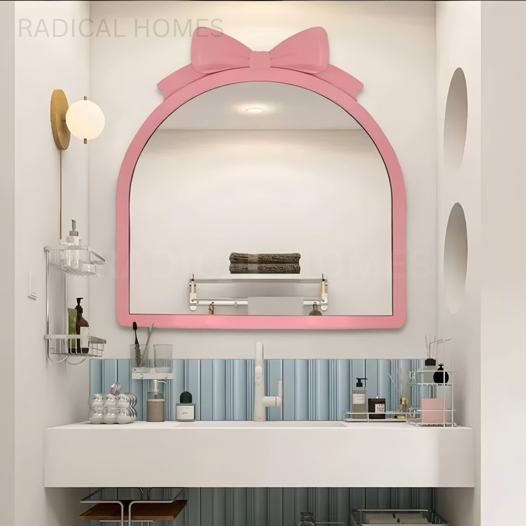 AMELIE Modern Pink Wall Mirror