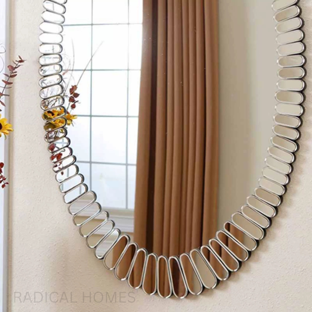 LUCERA Modern Oval Wall Mirror
