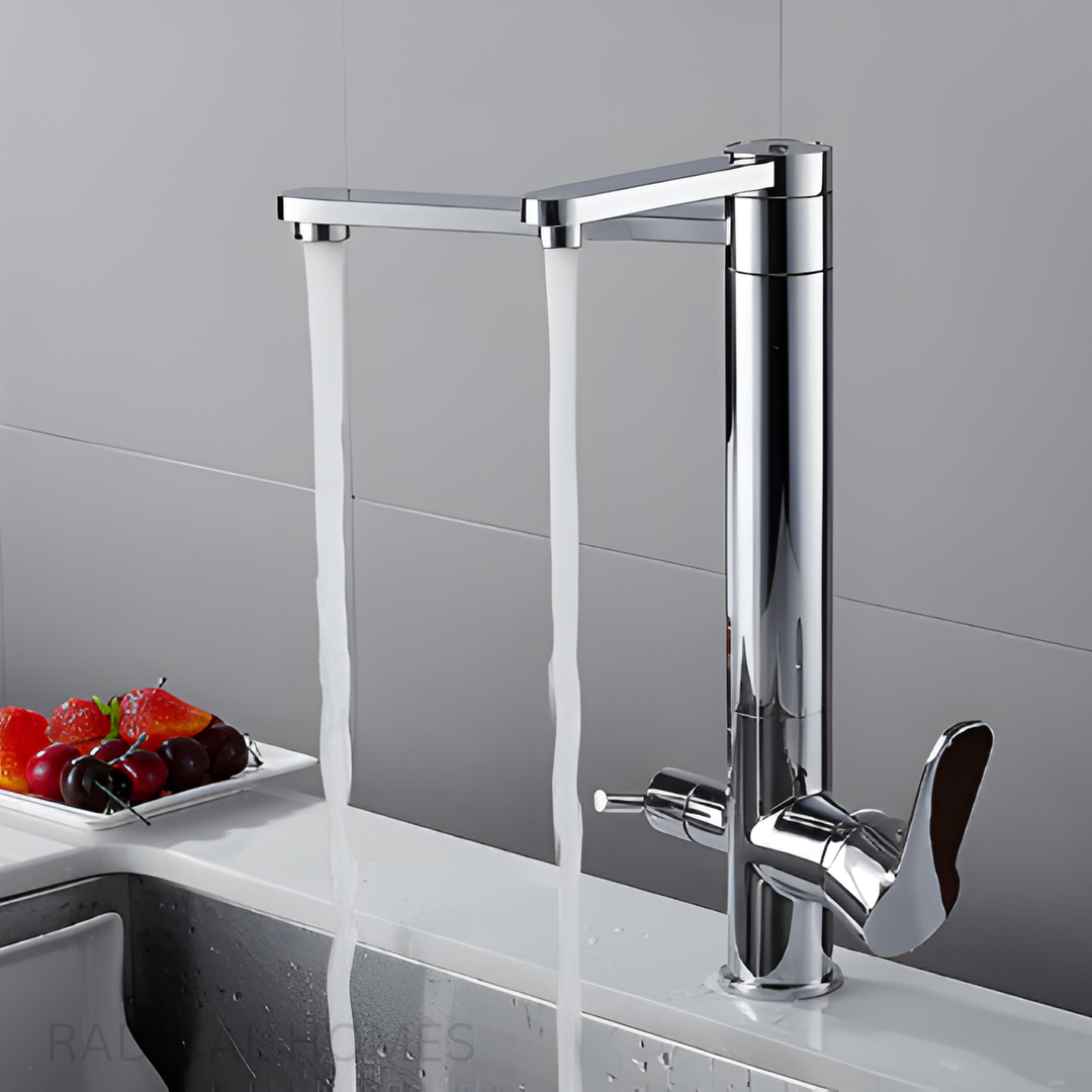 ONYX Modern Black Double Tap Faucet