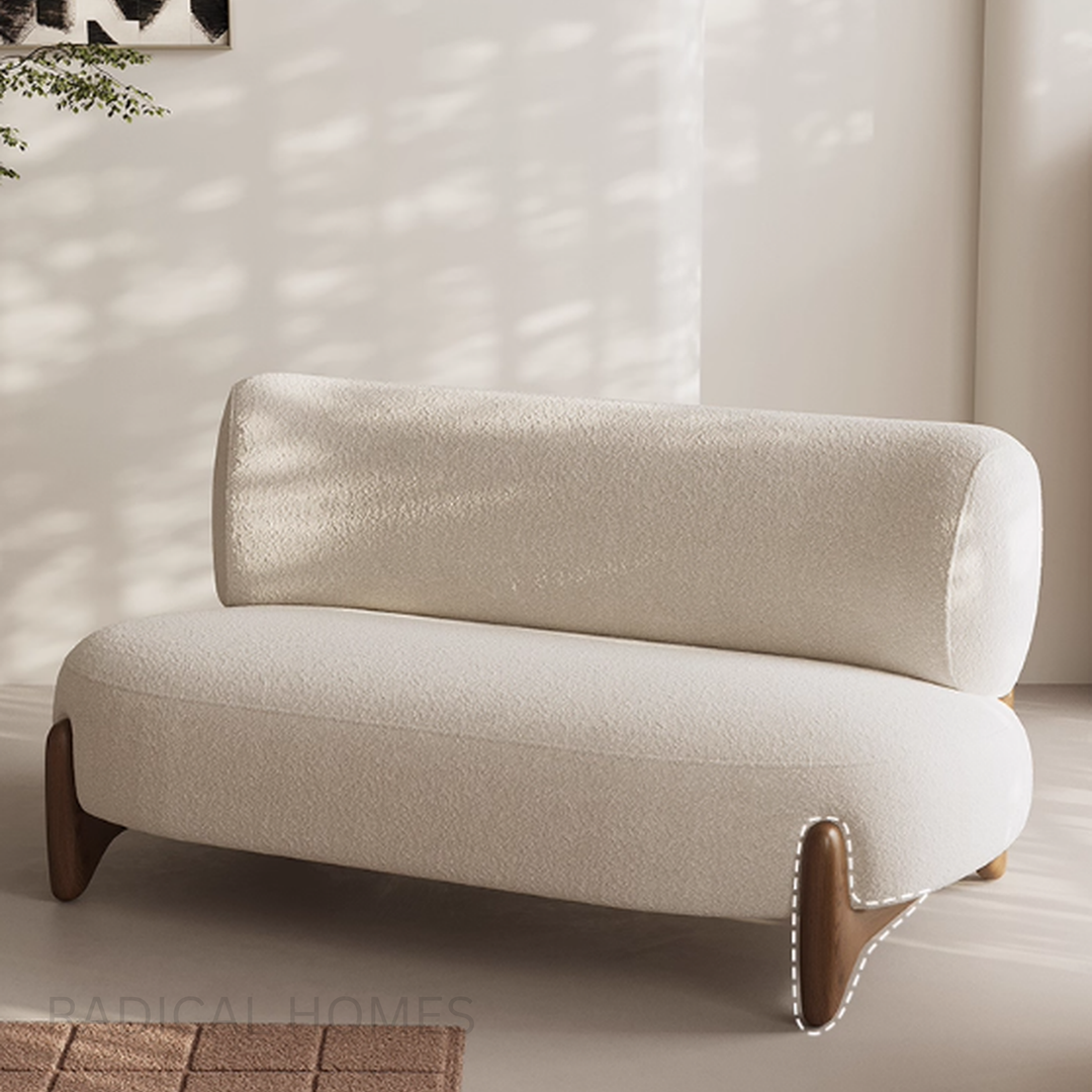 MORANDI Japandi Boucle Fabric Sofa