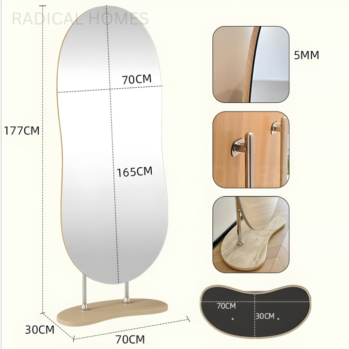ARDELIA Modern Full Length Mirror - Radical Homes Singapore
