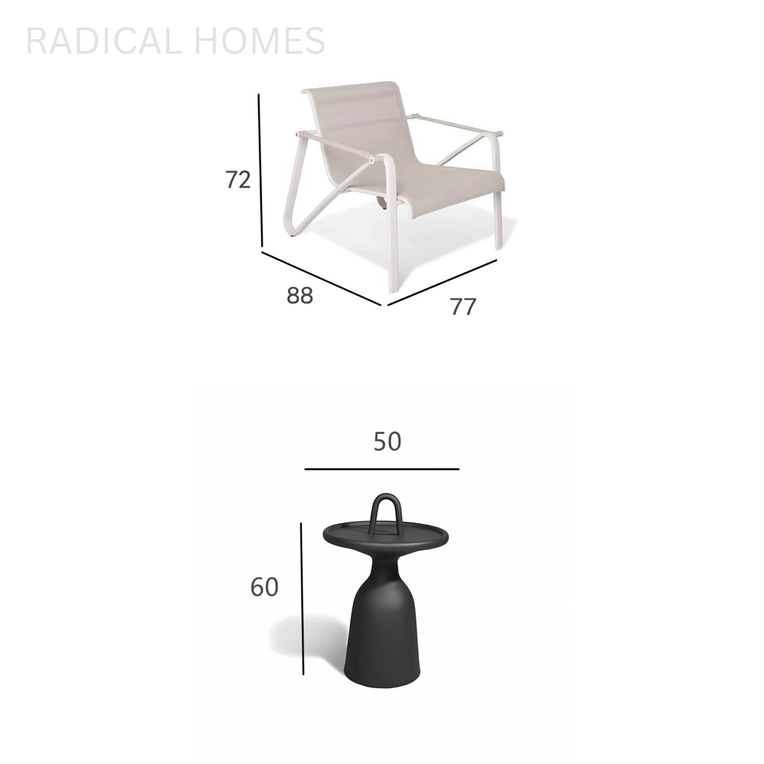 SOLVARE Modern Outdoor Lounge Chair - Radical Homes Singapore