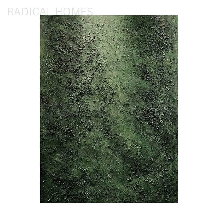 VERDARA Modern Textured Moss Canvas Art - Radical Homes Singapore