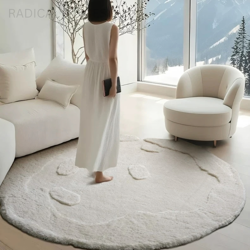 Softest Round Rug ALLEY Modern Soft Round Rug – Radical Homes