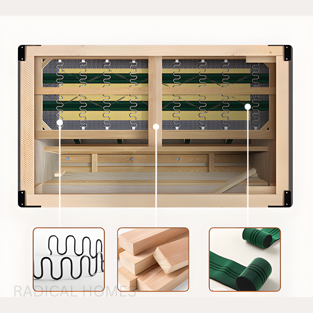 MORANDI Japandi Boucle Fabric Sofa