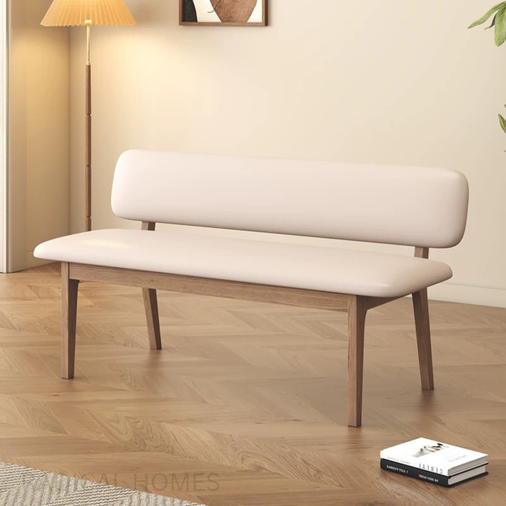 NORDEN Modern Leather Bench