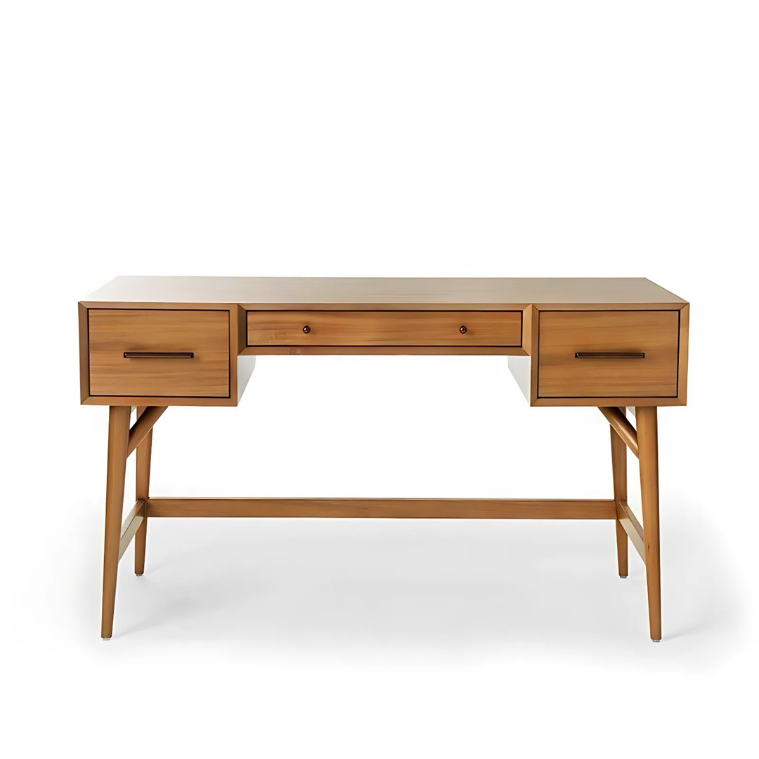LENDEN Modern Solid Wood Study Table
