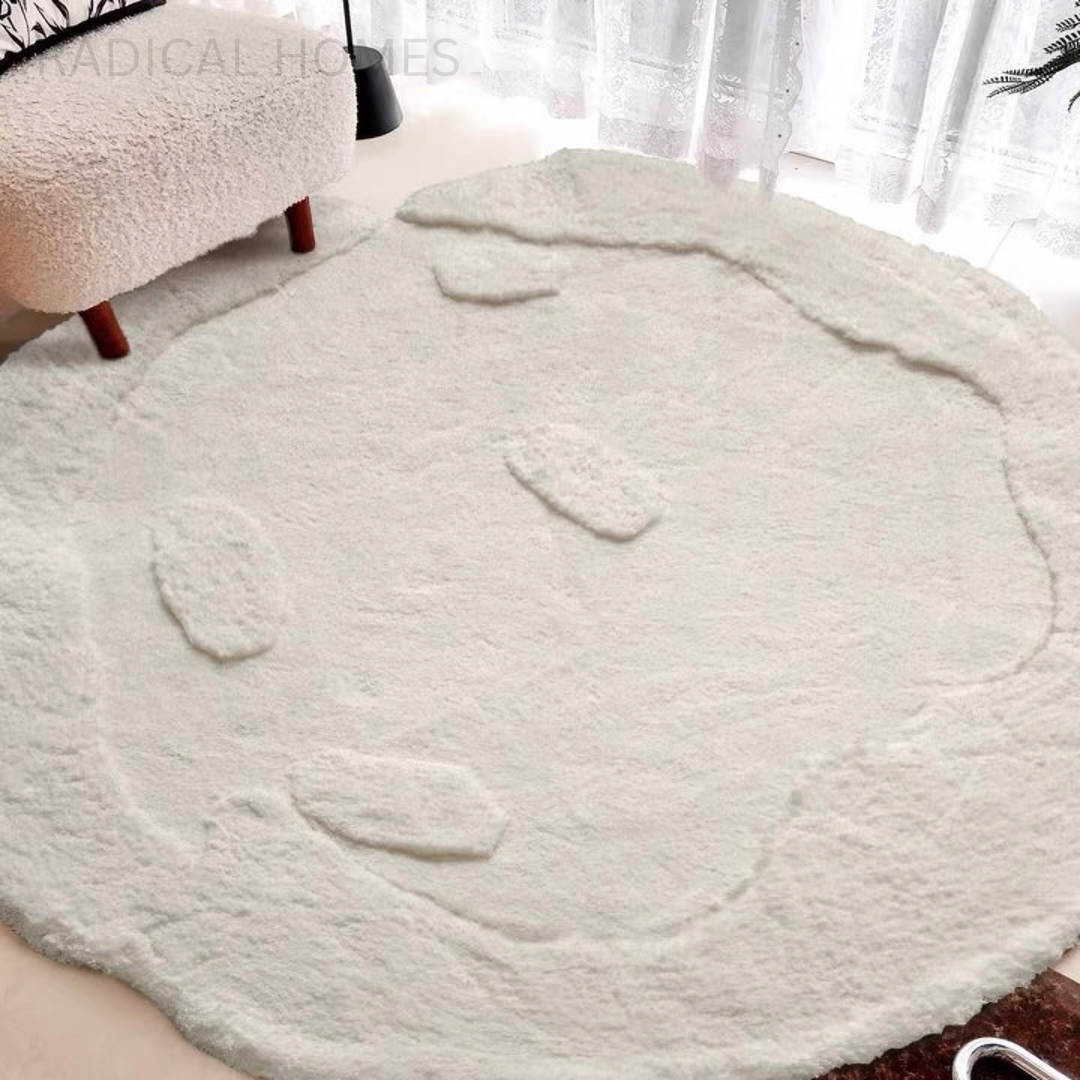 Softest Round Rug ALLEY Modern Soft Round Rug – Radical Homes