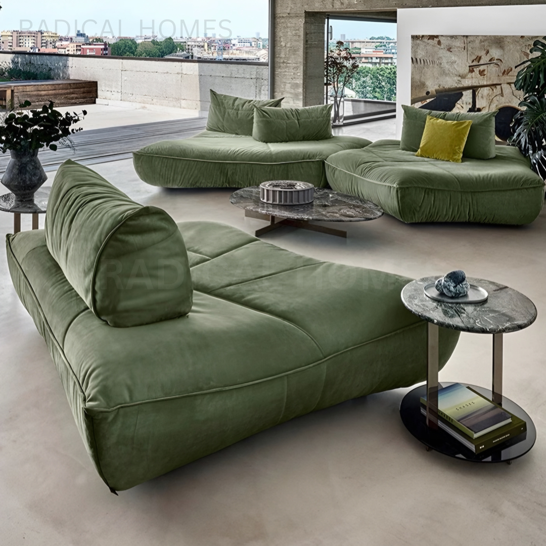 ALVEEN Modern Modular Velvet Sofa