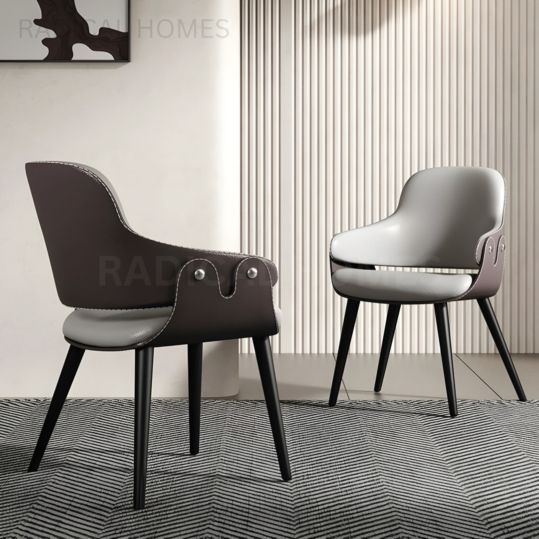 ENZO Modern Leather Dining Chair
