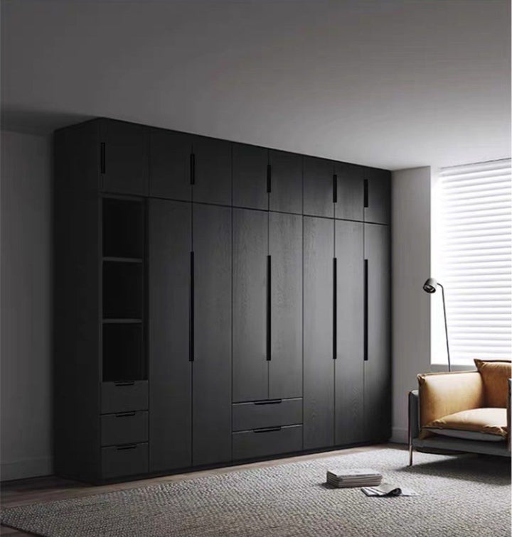 HENRYK Modern Black Wardrobe