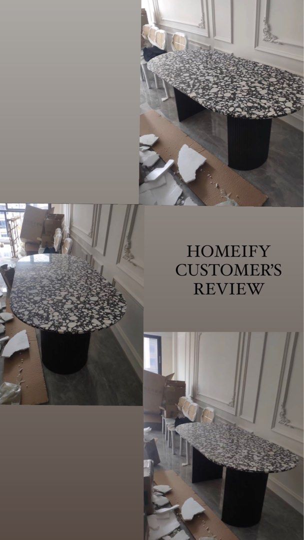 MURPHY Modern Marble Dining Table