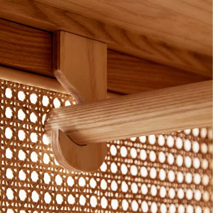 LINUSE Modern Solid Wood Cabinet