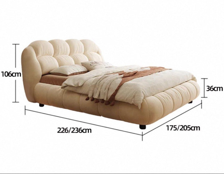POUFFY Modern Storage Bedframe