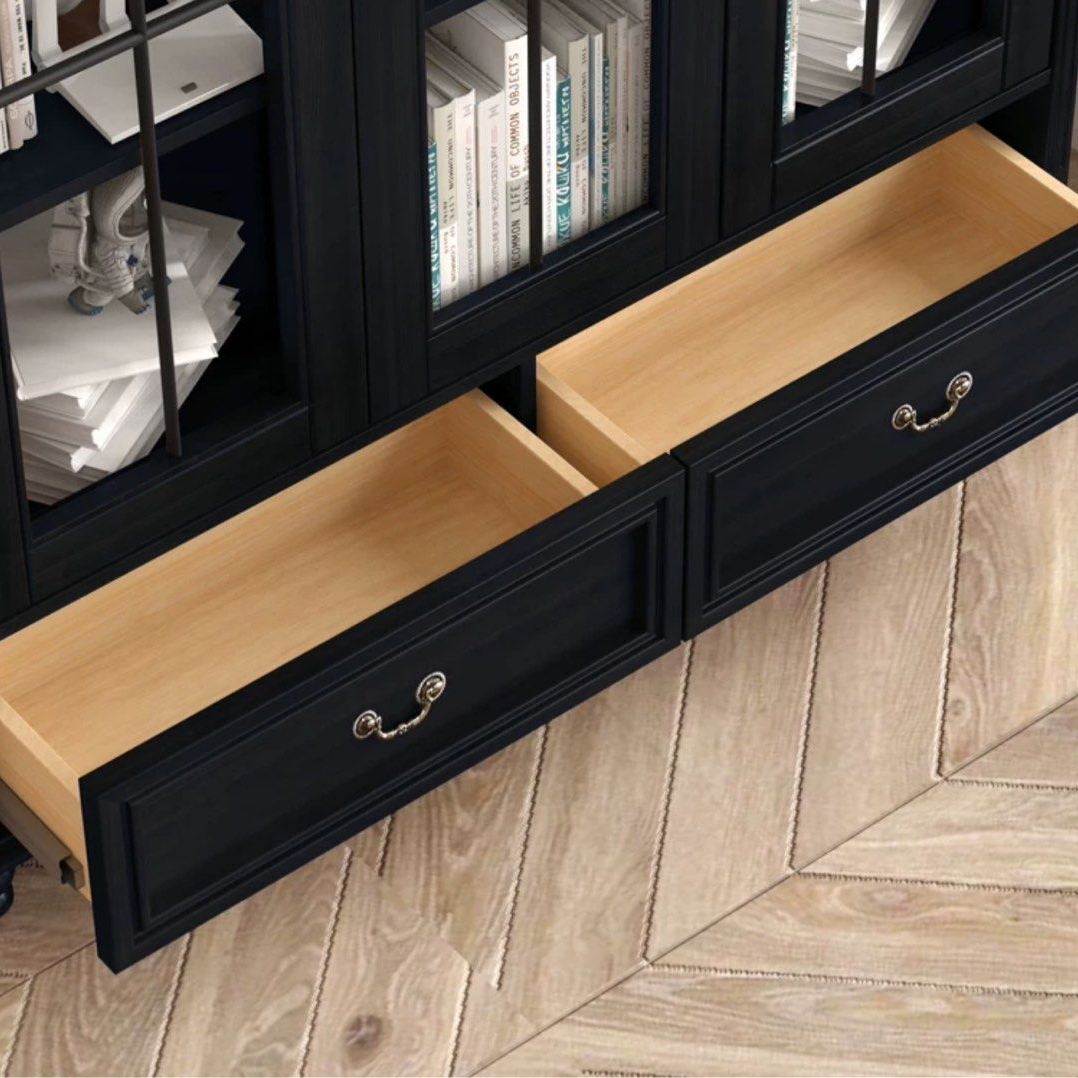 JADSON Mid Century Solid Wood Bookshelf