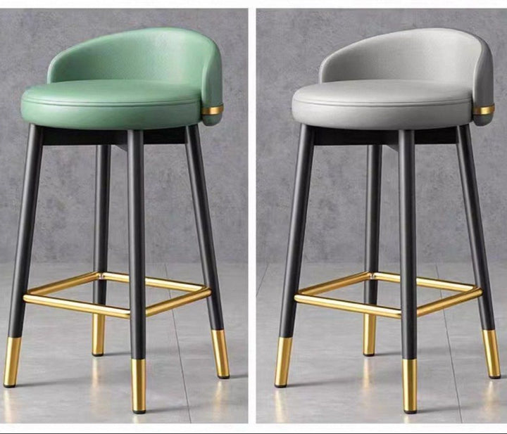 MEFUS Modern Leather Bar Stool