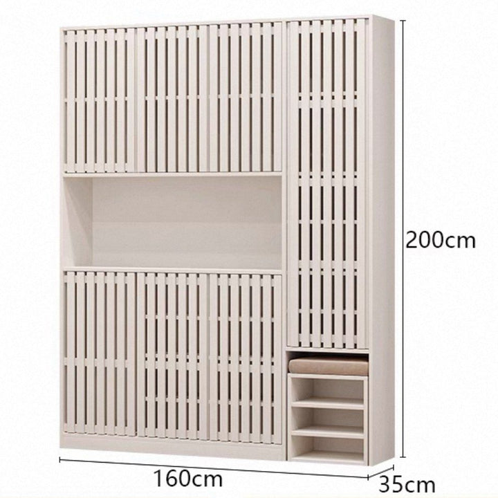 ADIA Modern Solid Wood Storage Shoe Cabinet