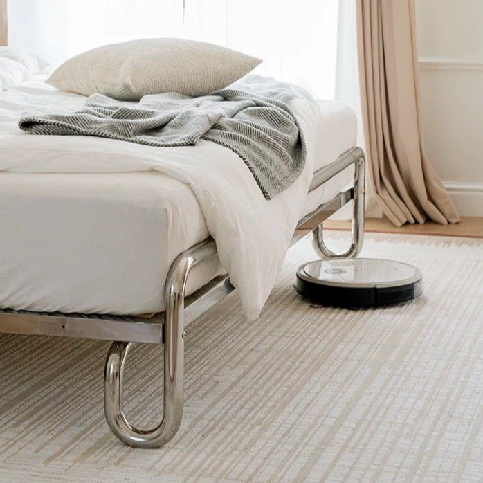 KALFON Modern Stainless Steel Bedframe