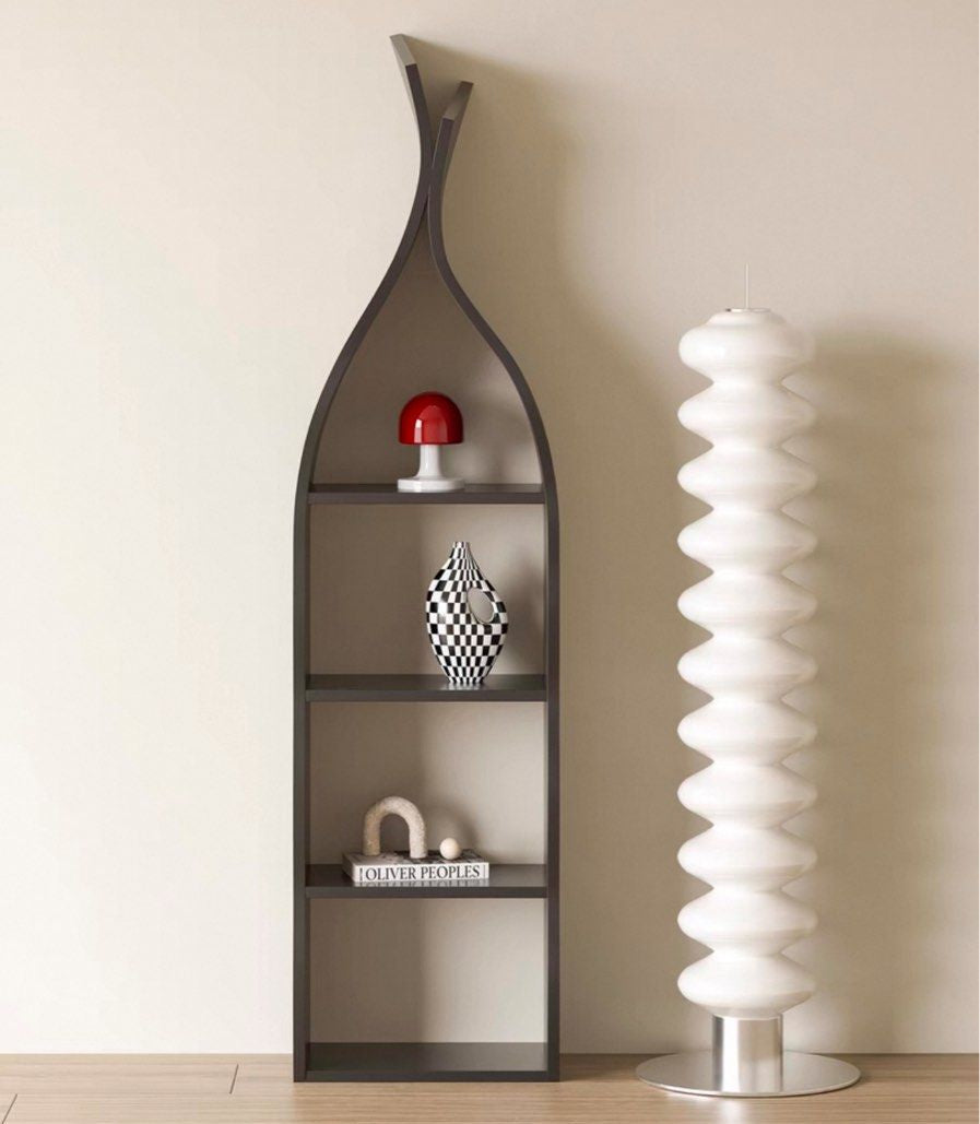 AFERIME Modern Solid Wood Bookshelf