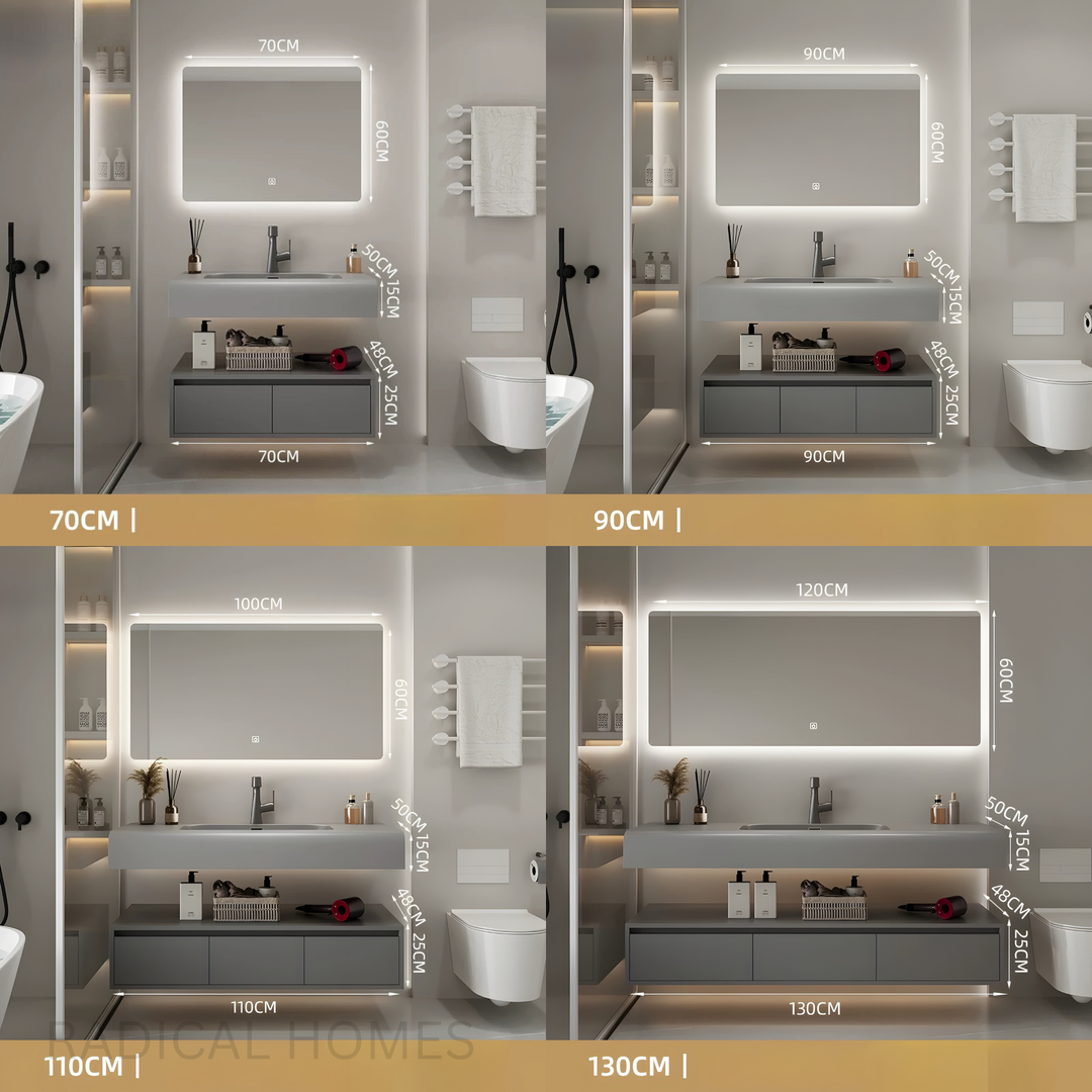 AUREX Modern Bathroom Vanity Set - Radical Homes Singapore