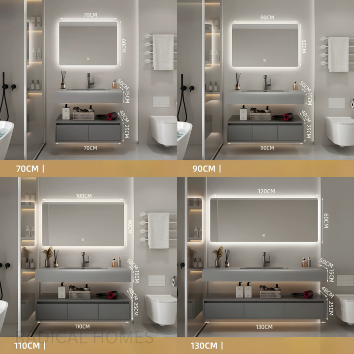 AUREX Modern Bathroom Vanity Set - Radical Homes Singapore