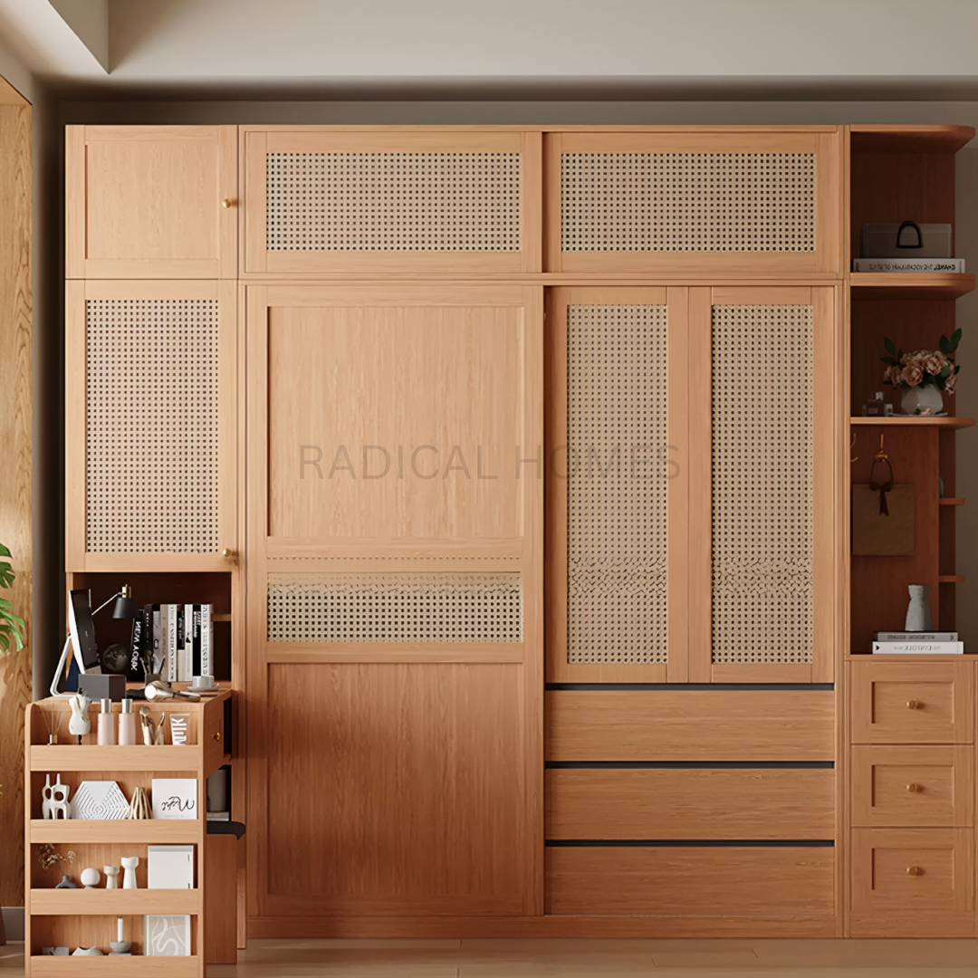 REGALIA Rustic Solid Wood Wardrobe