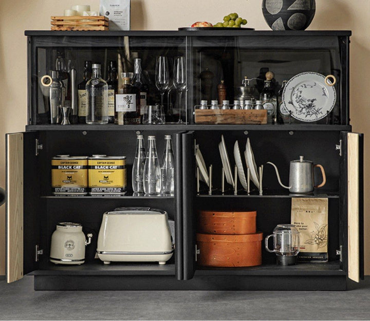 IGORA Modern Solid Wood Wine Cabinet