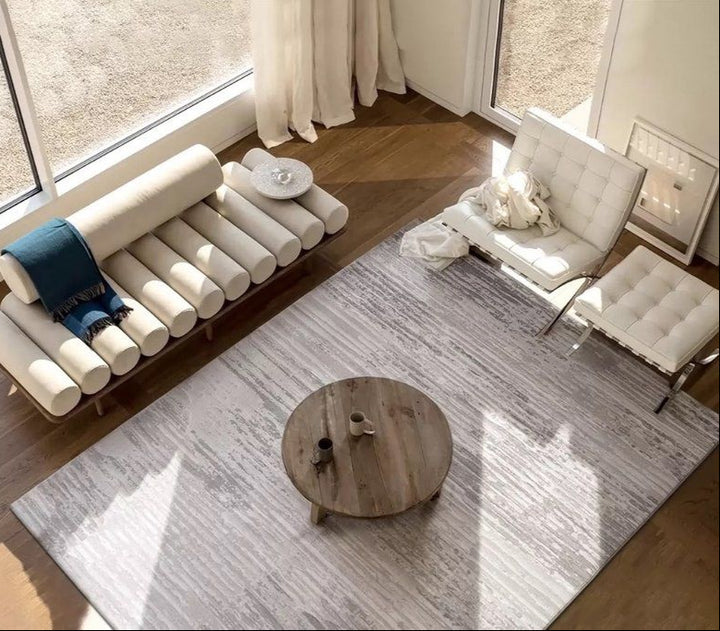 GRAYED Modern Water Resistant Rug
