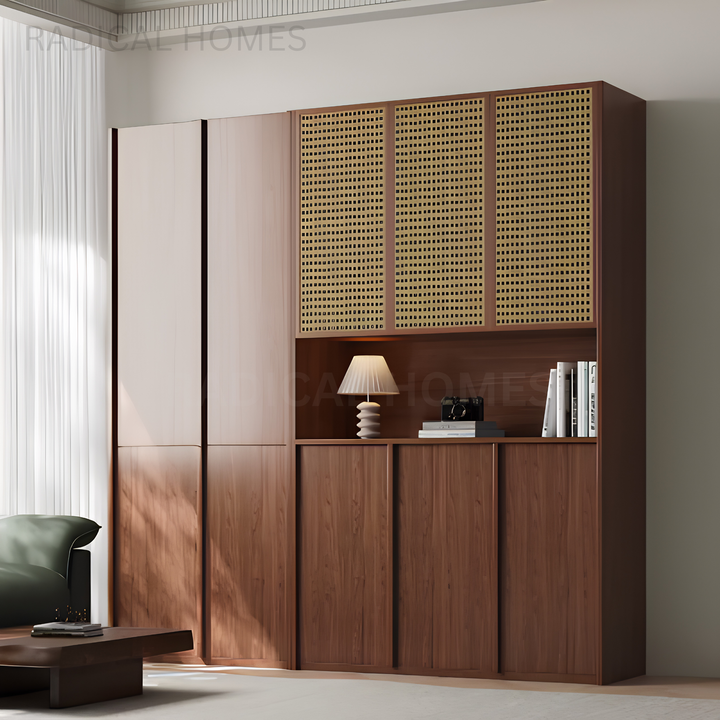 ZENIA Modern Solid Wood Shoe Cabinet