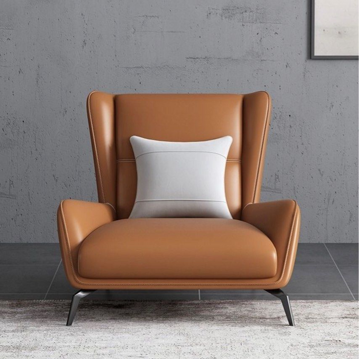 TANNER Modern Leather Armchair