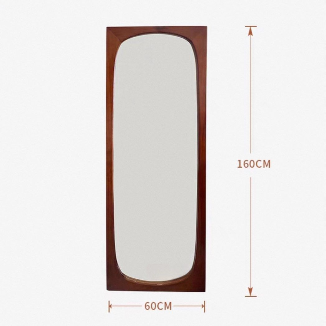 JAOE Modern Solid Wood Full Length Mirror