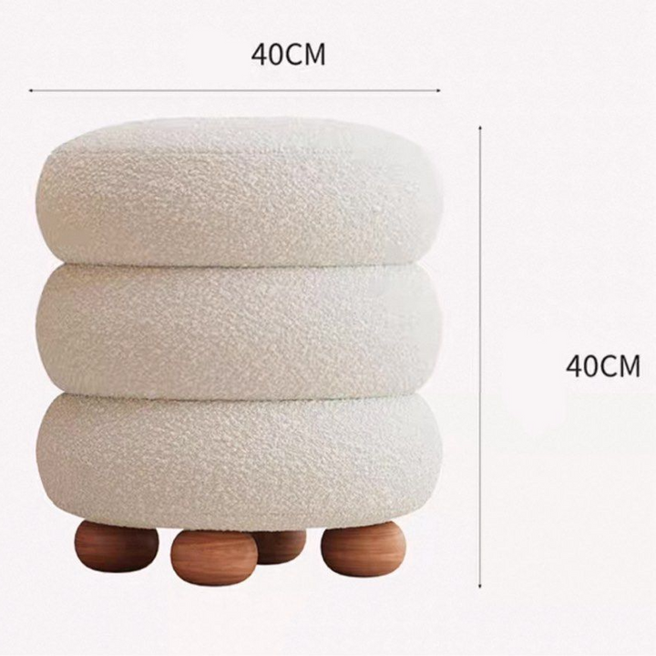 TROFUS Lamb Wool Stool