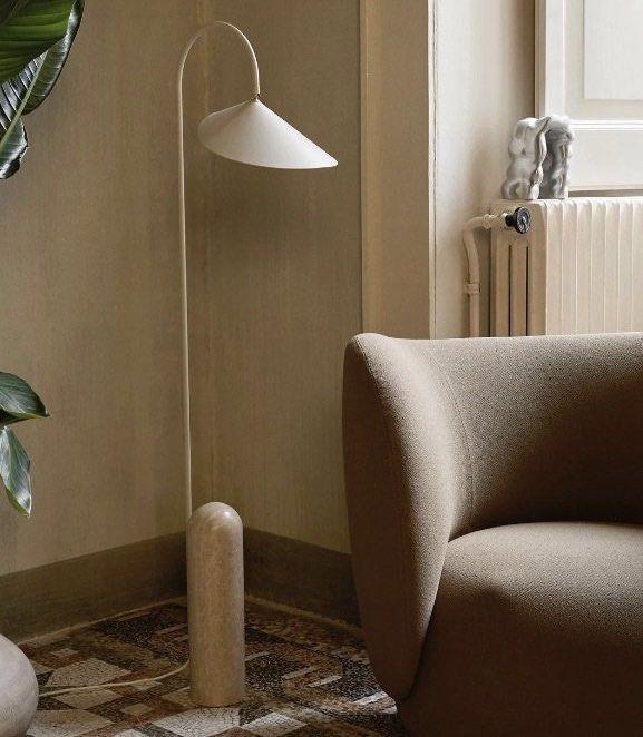 JANGA Modern Marble Floor & Table Lamp